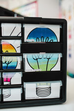 Tool Box Labels | Rainbow Classroom Decor |  Light Bulb Moments  | UPRINT | Schoolgirl Style