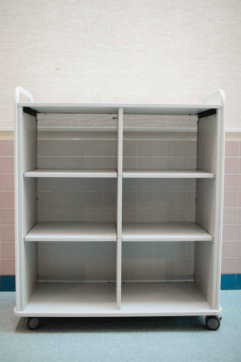 Mobile Book Shelf | A&D® CROSSFIT DASH Shelving | Schoolgirl Style