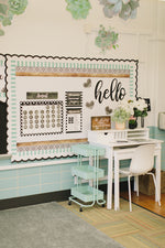 Schoolgirl Style - Simply Stylish Calendar Bulletin Board Set