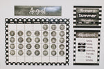 Schoolgirl Style - Simply Stylish Calendar Bulletin Board Set