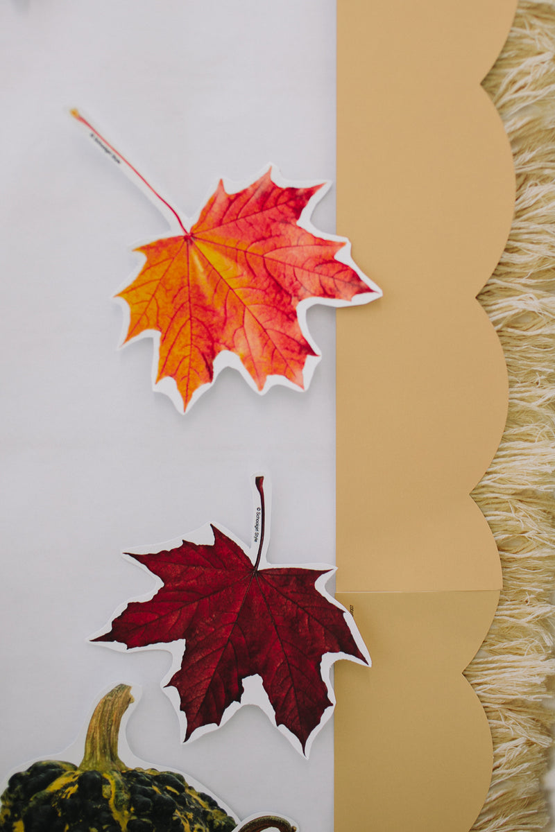 Lovely Leaf Cut Outs | Fall Classroom Decor | UPRINT | Schoolgirl Style