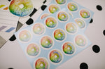 Motivational Rainbow Donut Cutouts | Bright and Brewtiful | UPRINT | Schoolgirl Style