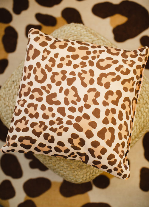 Leopard Sunset Pillow Cover  by Flagship