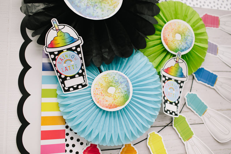 Donuts and Coffee Cut-Outs | Bright and Brewtiful | UPRINT | Schoolgirl Style
