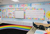 Rainbow on Black | Classroom Rug | Schoolgirl Style