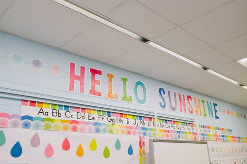 "Hello Sunshine" Inspirational Classroom Headline | HelloSunshine | U PRINT | Schoolgirl Style