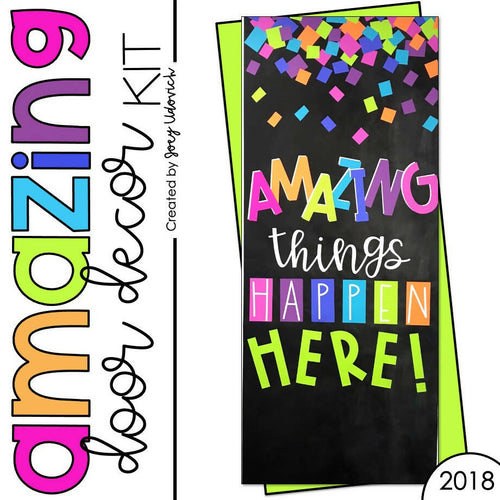Amazing Things Printable Door Decor or Bulletin Board by Joey Udovich