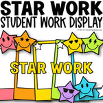 Star Work Student Work Display by Miss M's Reading Resources