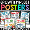 Growth Mindset Posters and Motivational Quotes, Bulletin Board, Classroom Decor