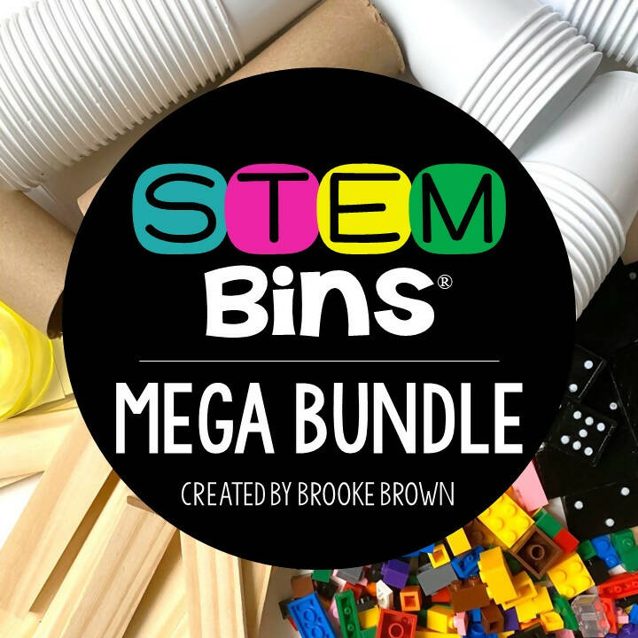 STEM Bins Mega Bundle STEM Activities K-5th Grade by Brooke Brown Teach Outside the Box