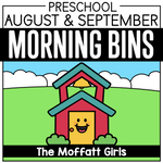 Preschool Back to School Morning Bins by The Moffatt Girls