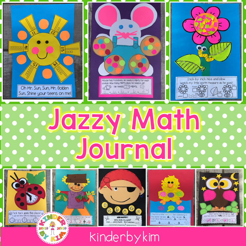 Jazzy Math Journal by KinderbyKim