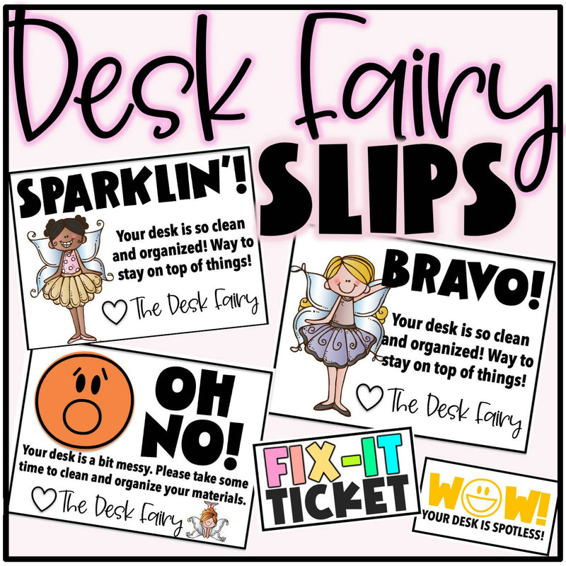 Desk Fairy Slips by Miss West Best