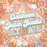 Good Vibes | Ultimate Classroom Theme Decor Bundle | Retro Classroom Decor | Teacher Classroom Decor | Schoolgirl Style
