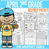 April 2nd Grade No Prep Packet by The Moffatt Girls
