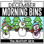 2nd Grade December Morning Bins