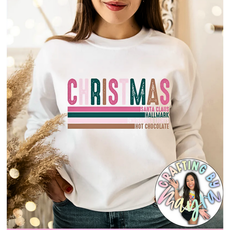 Christmas Favorites Holiday | Sweatshirt | Crafting by Mayra | Hey, TEACH!
