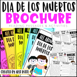 Dia De Los Muertos Brochure Reading Passages and Activities by Teaching with Aris