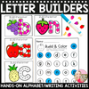 Letter Builders Hands-on Alphabet and Writing Activities by Glitter and Glue and Pre-K Too