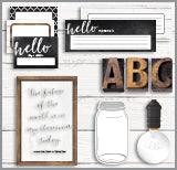 Industrial Chic Full UPRINT Bundle Printable Classroom Decor Tea