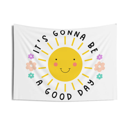 It's Gonna Be A Good Day Tapestry by PompomsandFringeShop