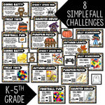 Fall STEM Bins® Team Builders for Halloween and Thanksgiving (K-5th Grade)