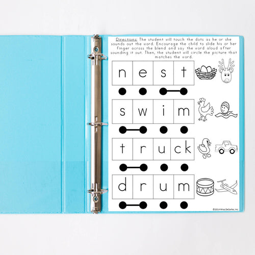 Phonics Intervention Binder for Beginning Readers Science of Reading Aligned by Miss DeCarbo