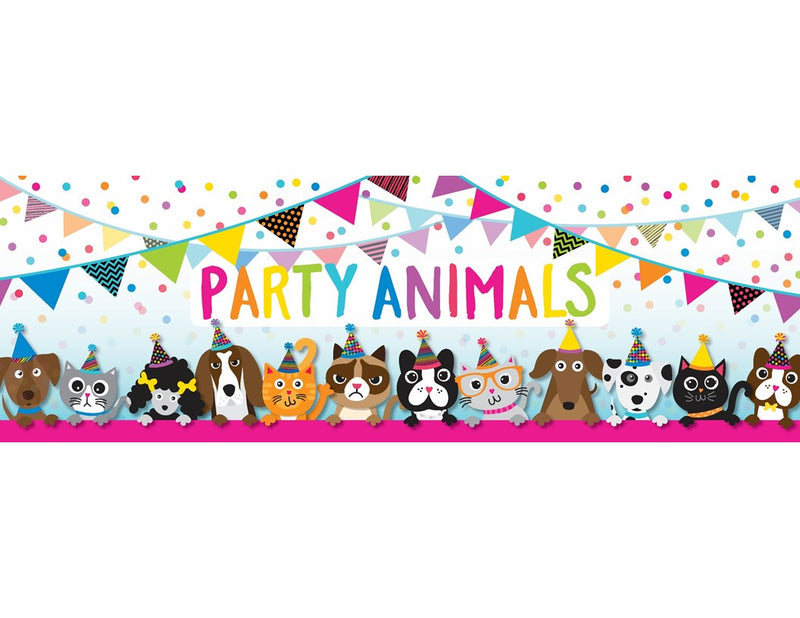 NEON Party Animal Cut Outs | Just Teach | UPRINT | Schoolgirl Style