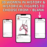 Women's History Bulletin Board Instagram Activity