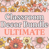 retro classroom decor bundle