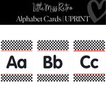 retro alphabet posters