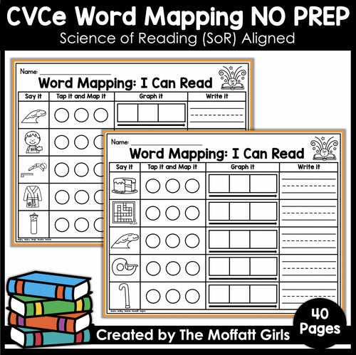 Word Mapping- CVCe Words by The Moffatt Girls