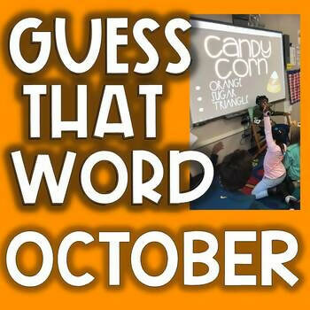 Guess That Word October by The Limited Classroom