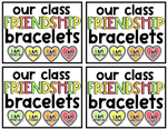 Friendship Bracelet Note | Printable Classroom Resource | Miss West Best