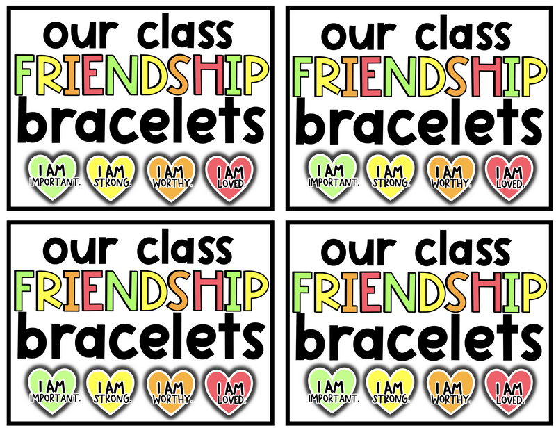 Friendship Bracelet Note