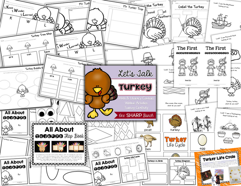 Thanksgiving Activities | Thanksgiving Centers | Turkey Activities and Crafts