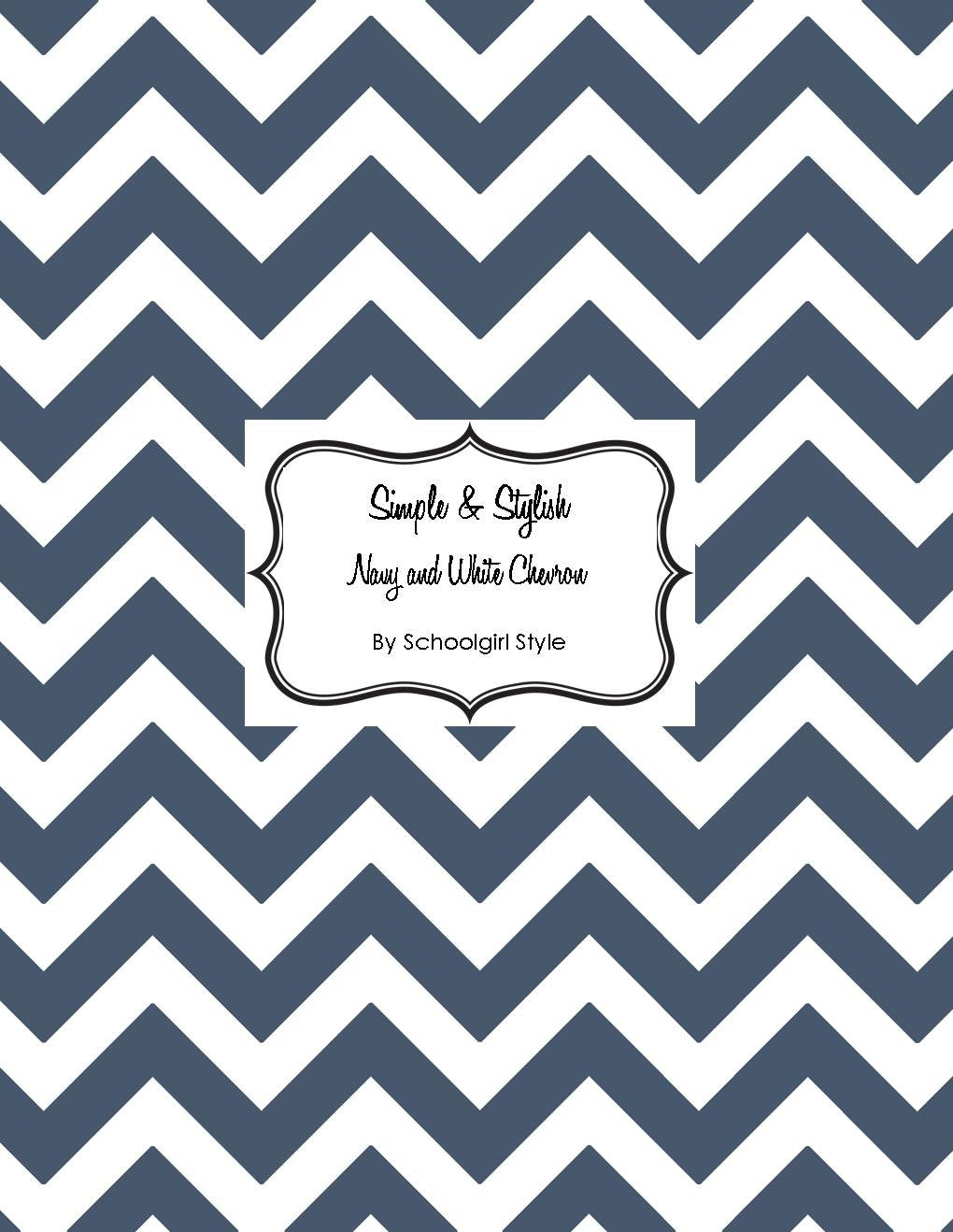 Blue Chevron Pattern