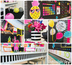 "Neon Pop" | Full UPRINT Bundle | Printable Classroom Decor | Teacher Classroom Decor | Schoolgirl Style