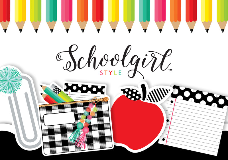 Black, White & Stylish Brights | Ultimate Classroom Theme Decor Bundle | Elementary Classroom Decor | Schoolgirl Style
