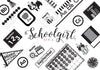 Schoolgirl Style - Just Teach Black and White FULL Collection {UPRINT}