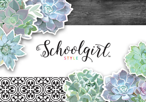 Schoolgirl Style - Simply Stylish Tropical Stripe Black & White 48X12