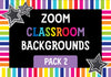 Schoolgirl Style - ZOOM Classroom Digital Backgrounds Pack 02