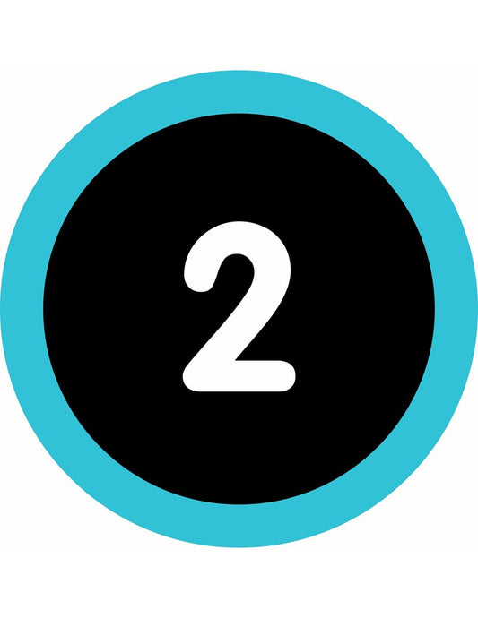 Number Circles 1-31 | Neon Pop | UPRINT | Schoolgirl Style