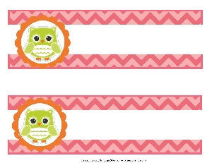 Bright Owls Fancy Nameplates Bright Owls by UPRINT
