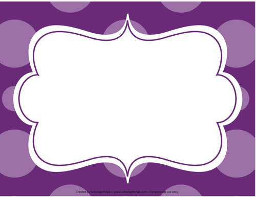 Editable Sign Template Midnight Orchid Paisley by UPRINT