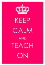 "Keep Calm and Teach On" Print | Owl Collection | UPRINT | Schoolgirl Style