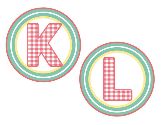 Bulletin Board Letters and Numbes Hello Sunshine Coral by UPRINT