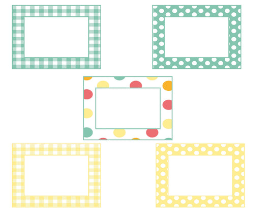 Mini Multipurpose Labels Hello Sunshine Coral by UPRINT