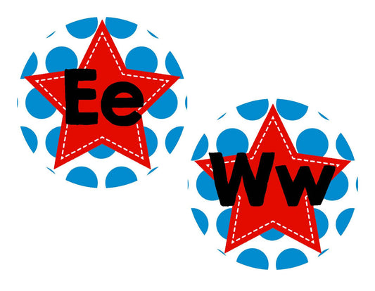 Word Wall-Star | Superheroes | UPRINT | Schoolgirl Style