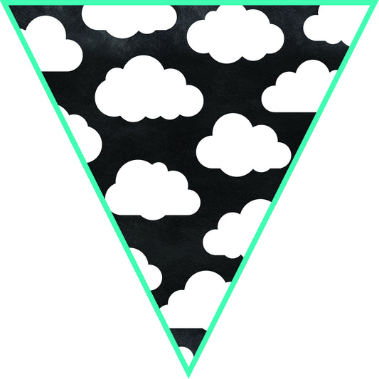 Large Pennant Banner Hello Sunshine by UPRINT